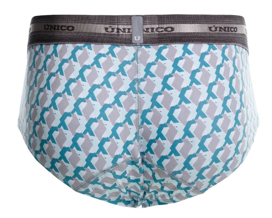 Unico 25040101115 Mens Comfortable Caterva Briefs White Printed