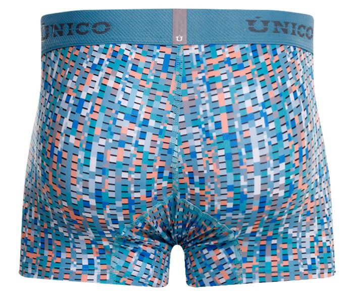 Unico 26020100112 Lignina Mens Everyday Underwear Trunks Blue Plus Sizes
