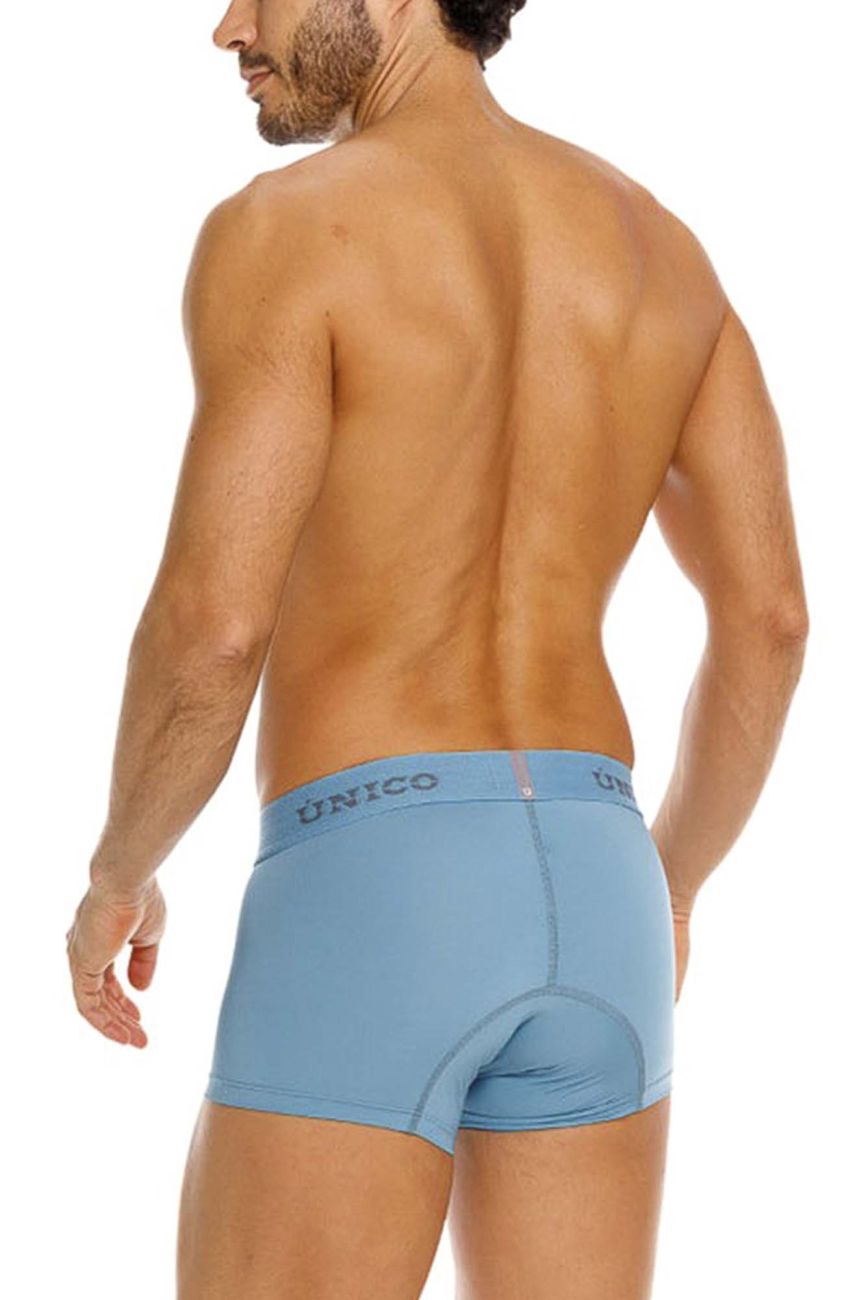 Unico 26020100118 Ventisca Mens Clean & Sleek Trunks Blue Plus Sizes