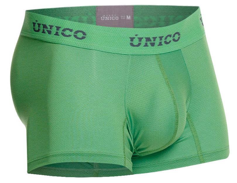 Unico 26020100119 Frog Mens Clean & Minimal Trunks Green Plus Sizes