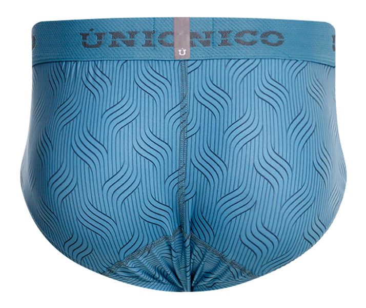 Unico 26020101111 Lenoso Mens Modern Comfortable Briefs Blue