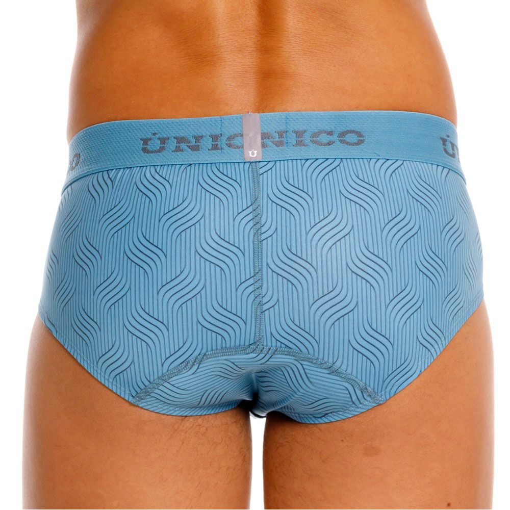 Unico 26020101111 Lenoso Mens Modern Comfortable Briefs Blue