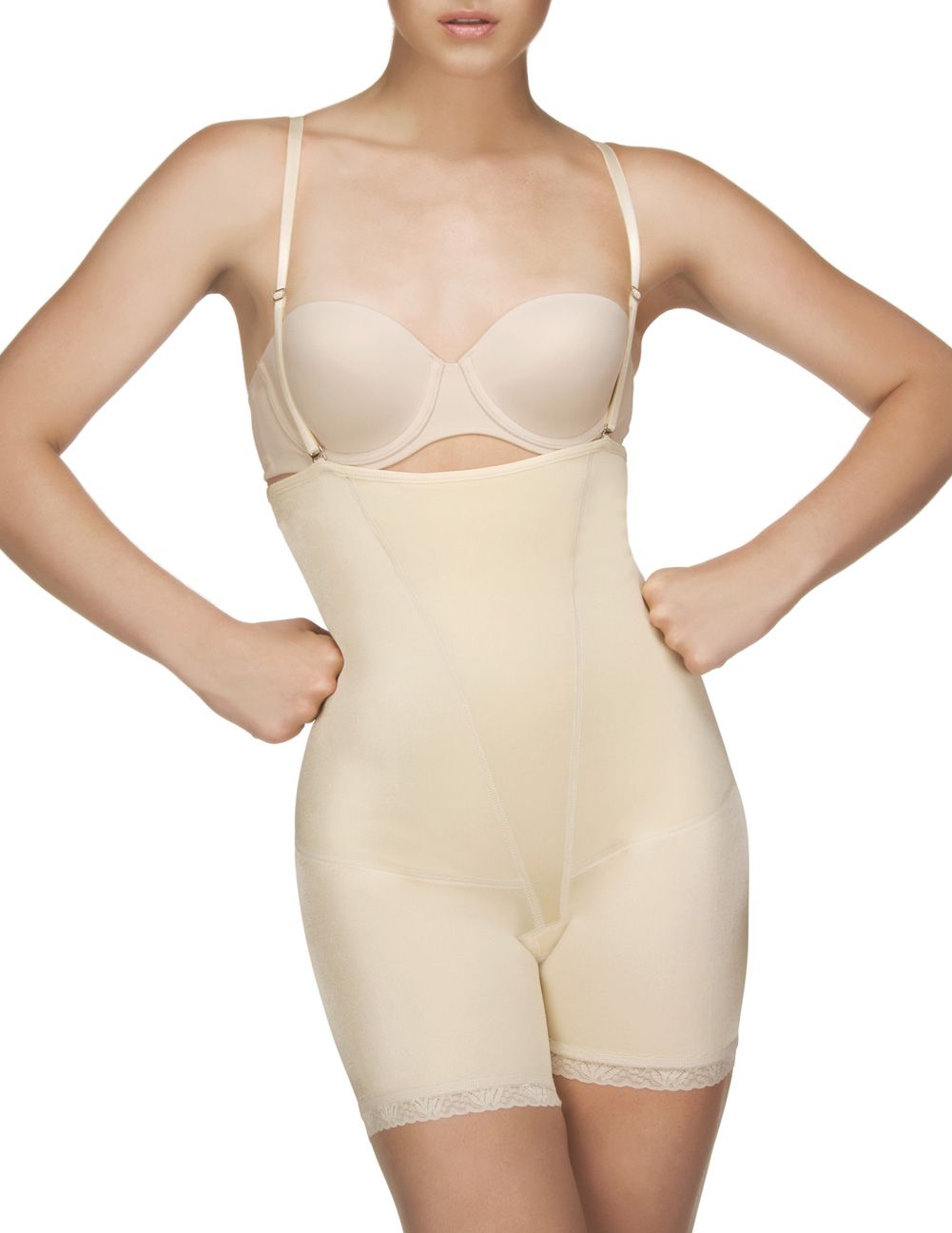Vedette 504 Isabelle Mid Thigh Body with Buttock Enhancer