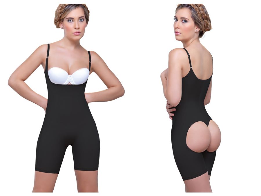 Vedette 914 Amelie Open Bottom Mid thigh Shaper.