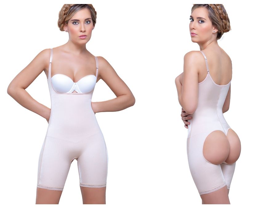 Vedette 914 Amelie Open Bottom Mid thigh Shaper.