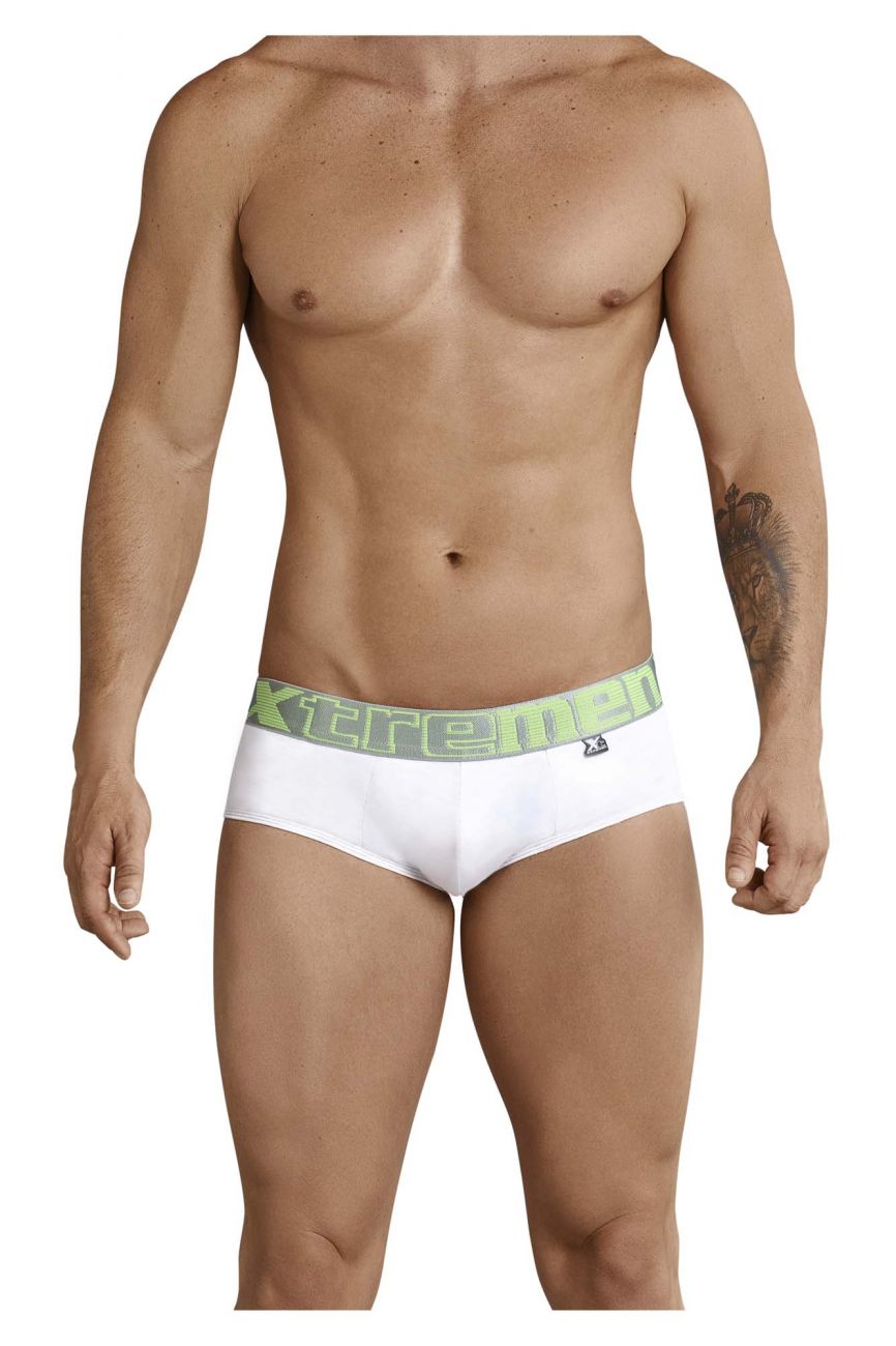 Xtremen 91032 Butt lifter Jockstrap White-Silver