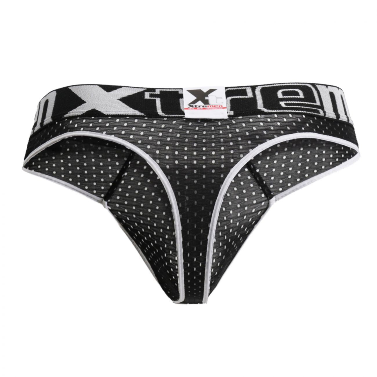 Xtremen 91036-3 3PK Thongs Black-White-Gray