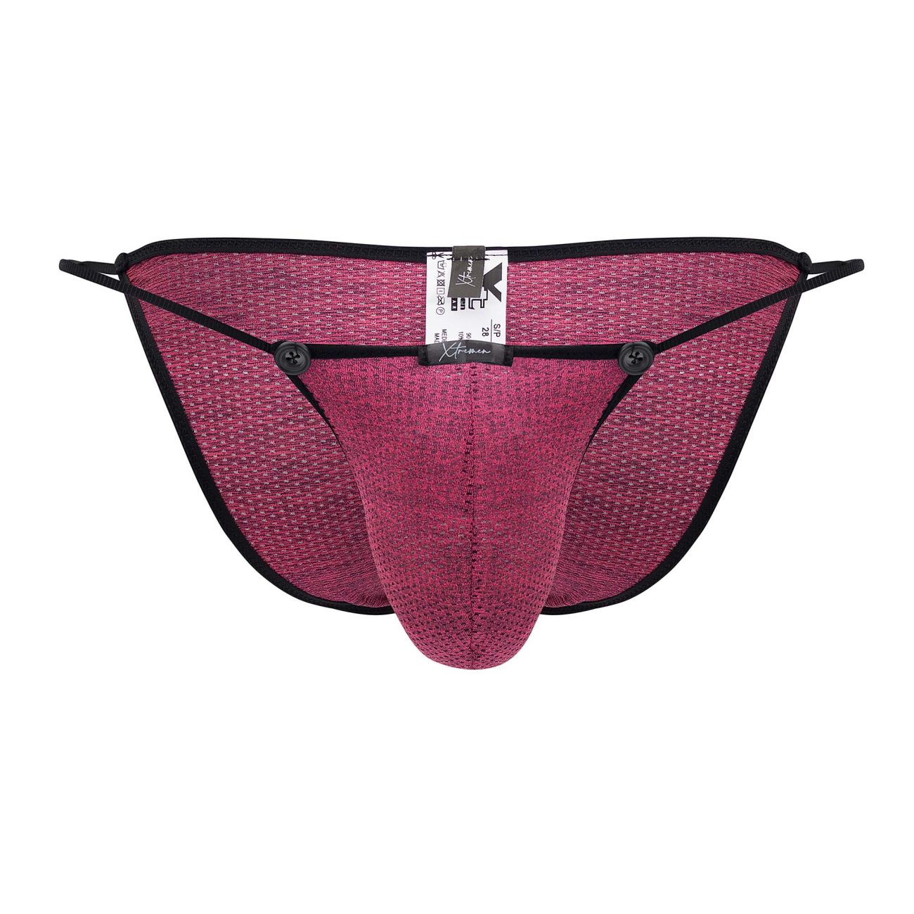 Xtremen 91132 Colorful Mesh Bikini Fuchsia