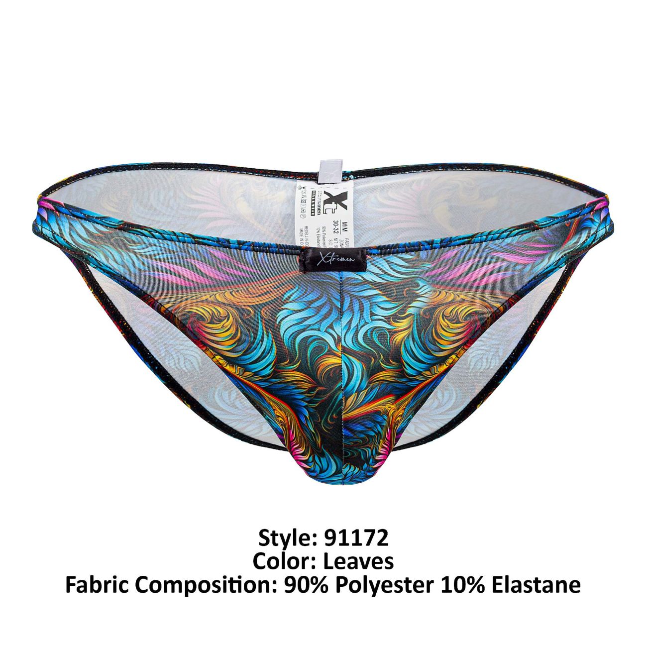 Xtremen 91172 Printed Bikini Leaves