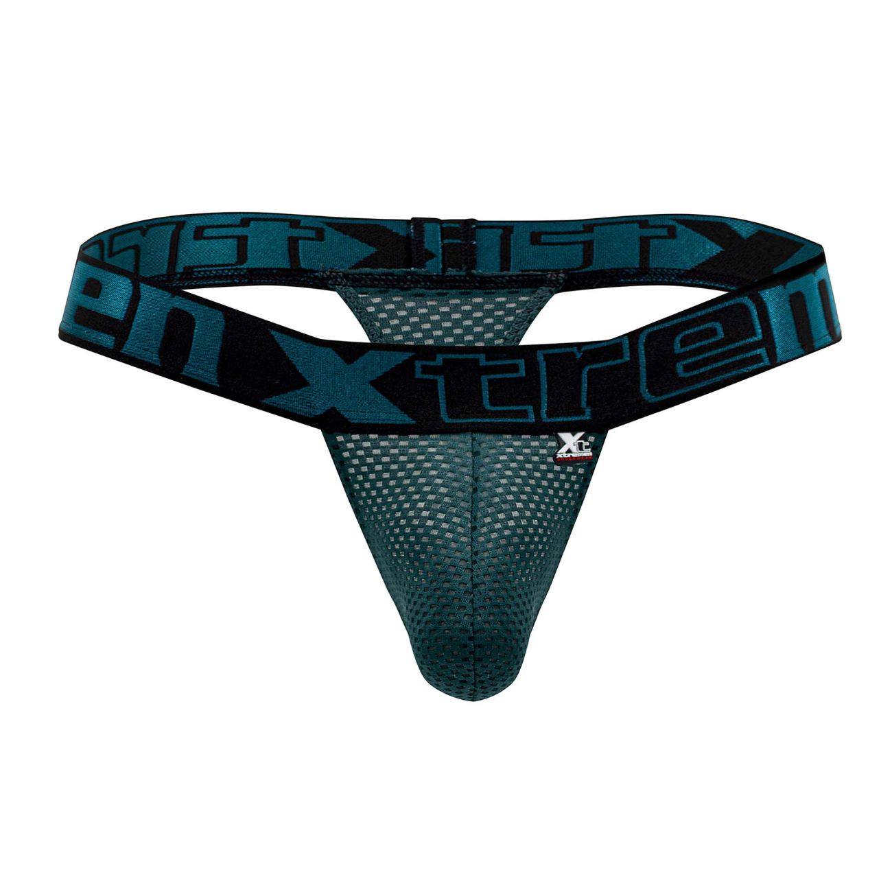 Xtremen 91184 Mesh Thongs Green