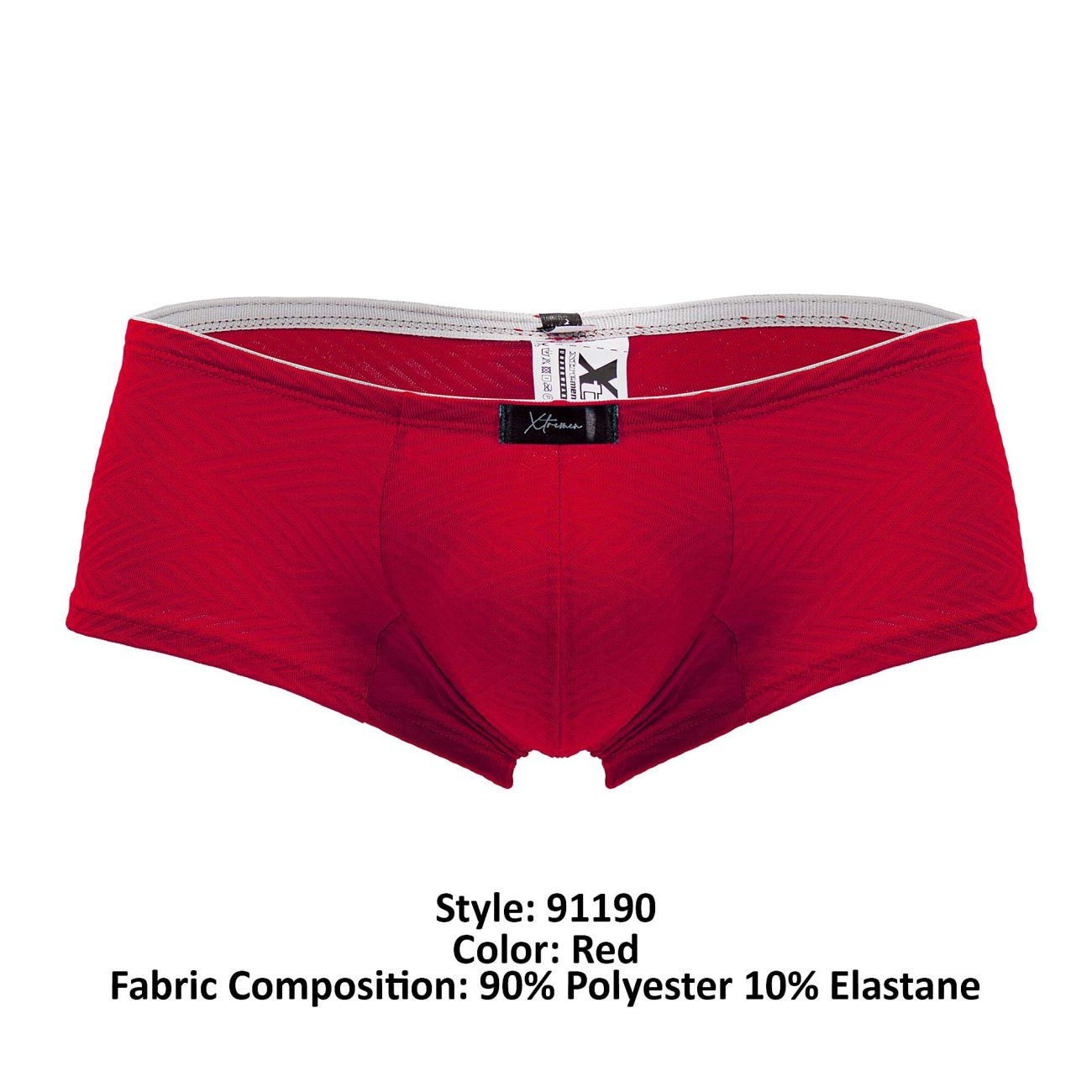 Xtremen 91190 Jacquard Trunks Royal Red