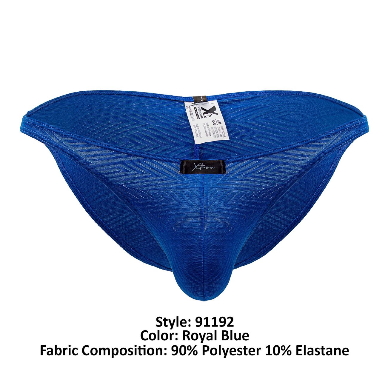 Xtremen 91192 Jacquard Bikini Royal Blue