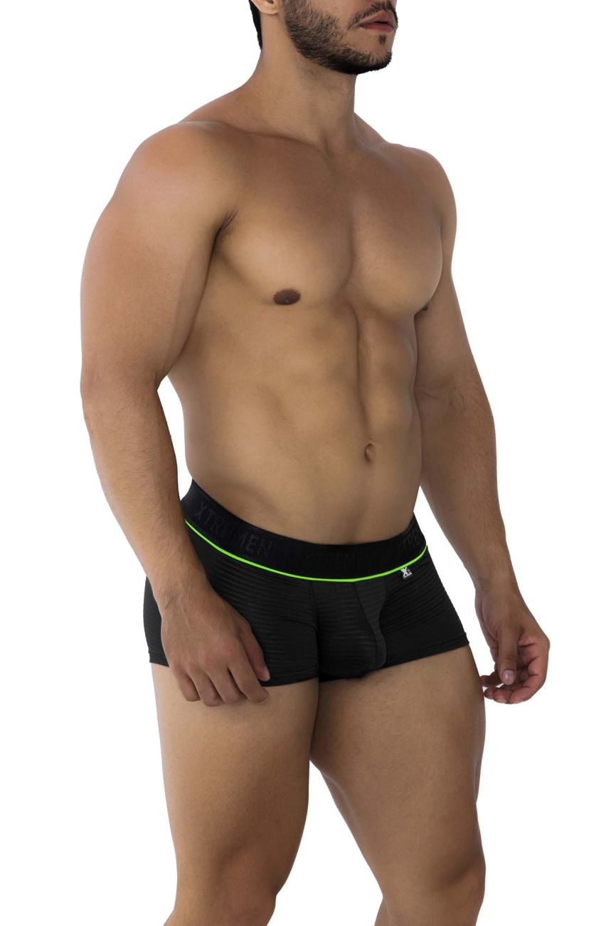 Xtremen 91196 Jacquard Trunks Black