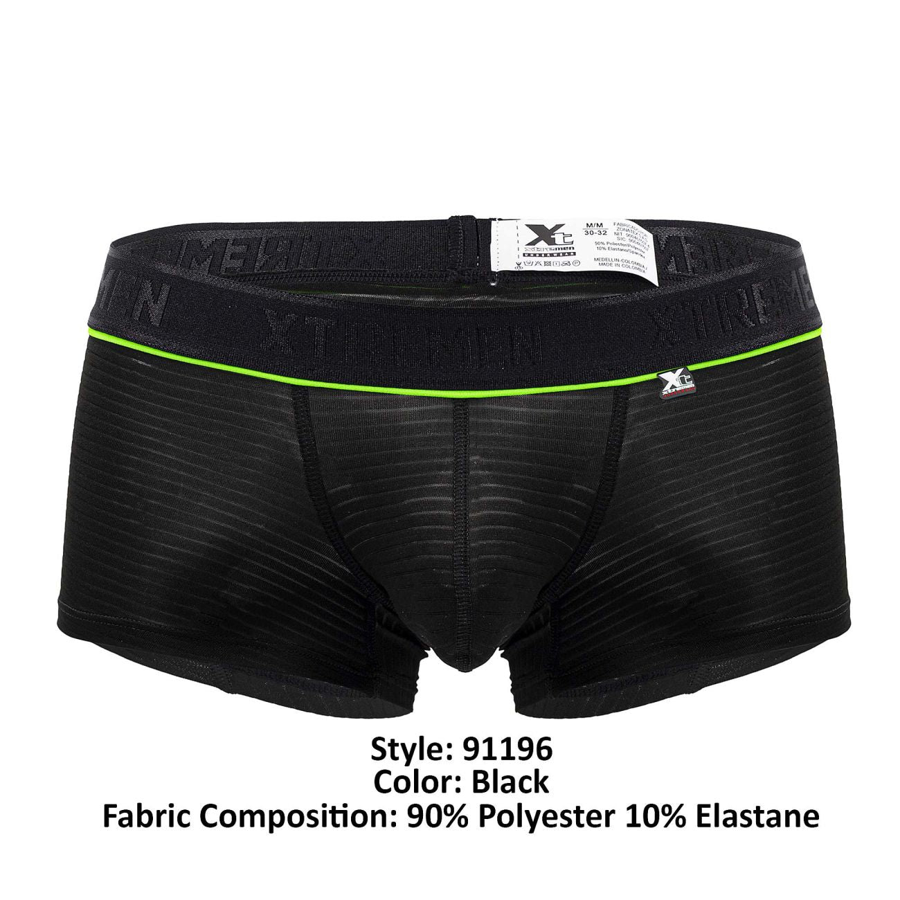 Xtremen 91196 Jacquard Trunks Black