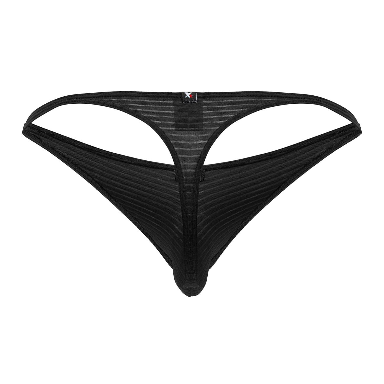 Xtremen 91198 Jacquard Thongs Dark Black