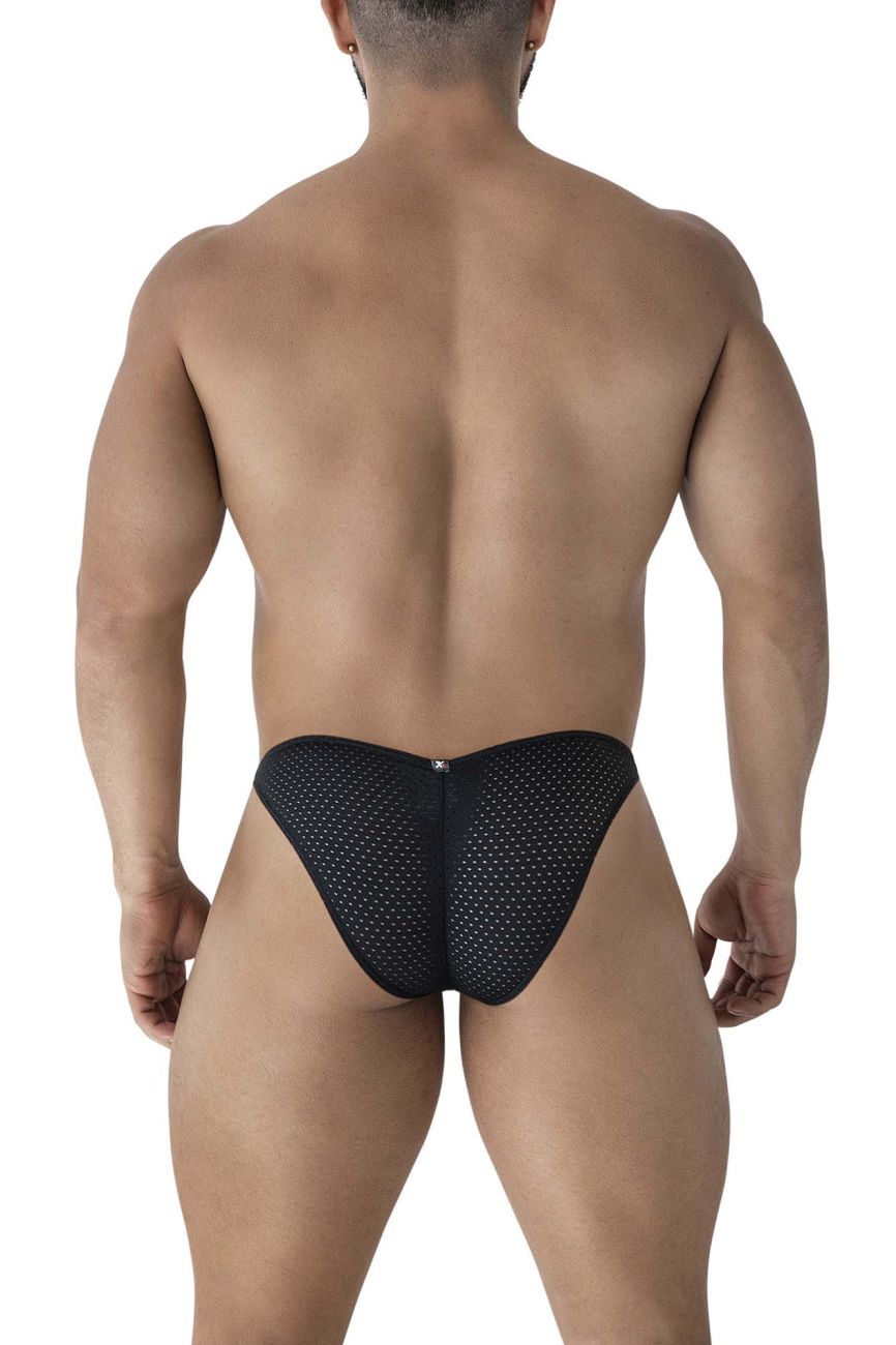 Xtremen 91215B Mens Silky Microfiber Bikini Black