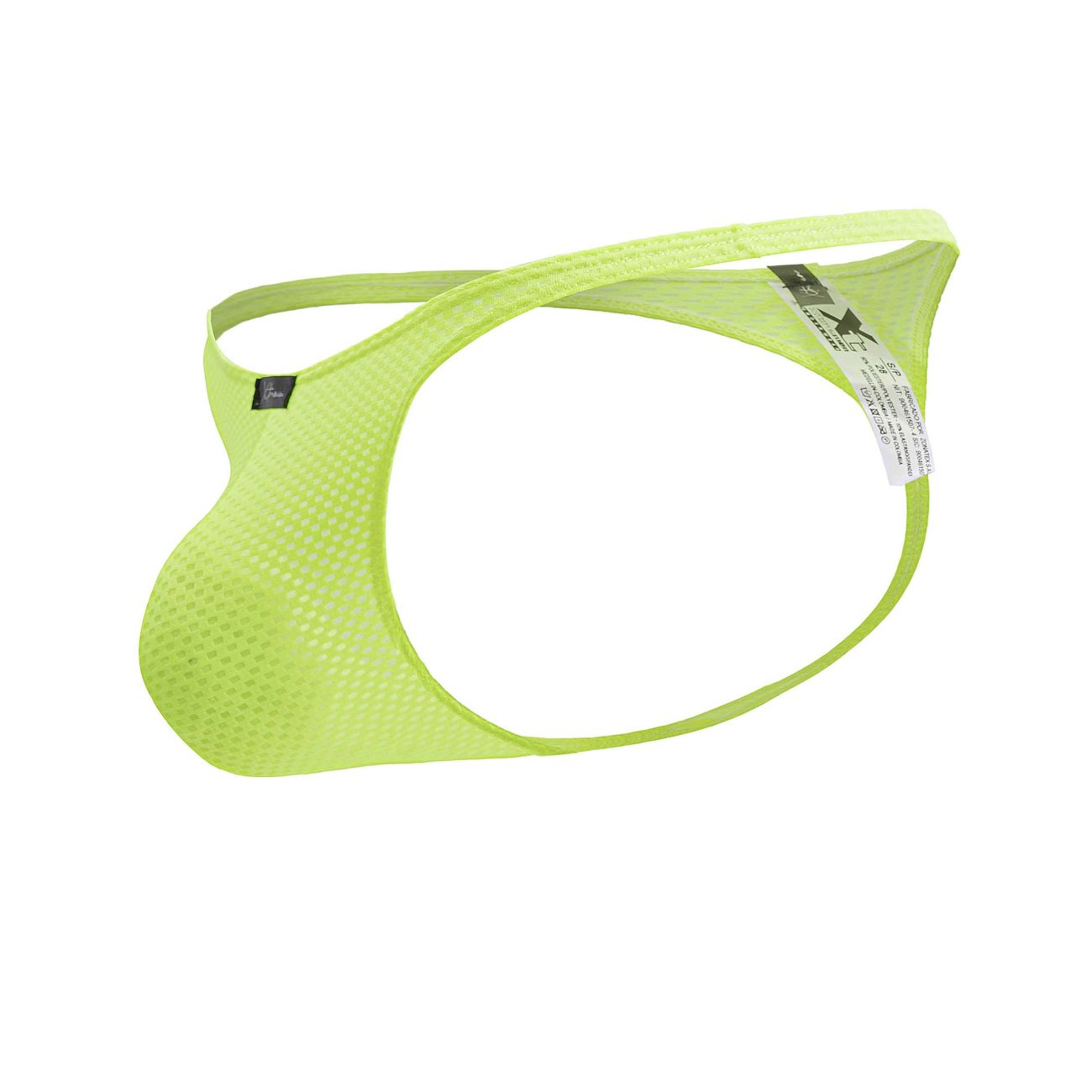 Xtremen 91226 Mens Soft Microfiber Thongs Neon Green