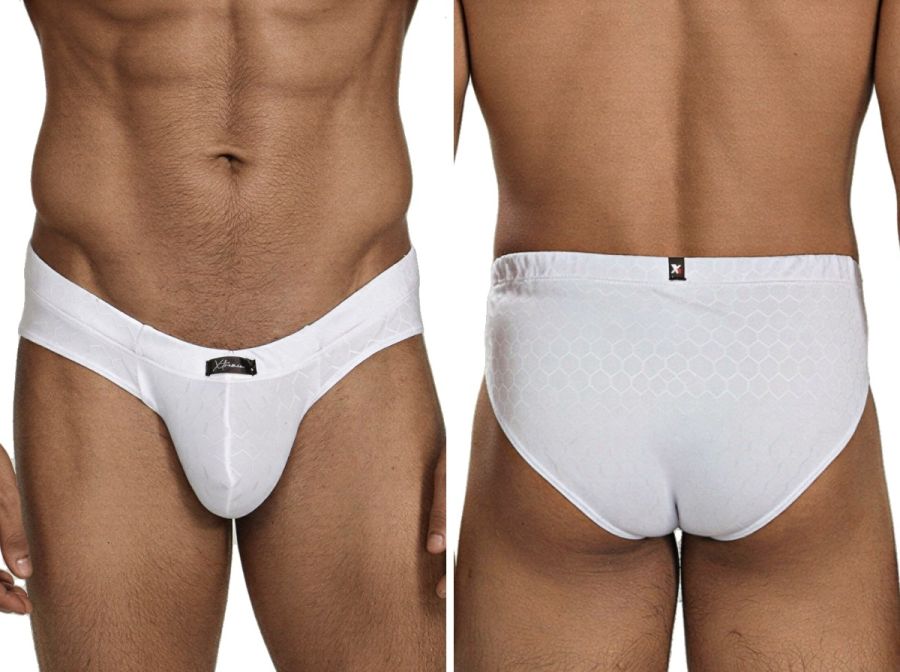 Xtremen 91258 Mens Soft & Comfortable Microfiber Briefs White