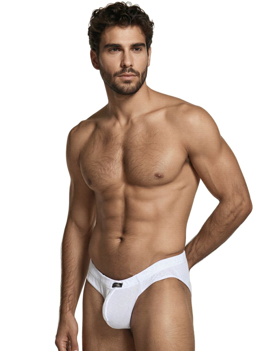 Xtremen 91258 Mens Soft & Comfortable Microfiber Briefs White