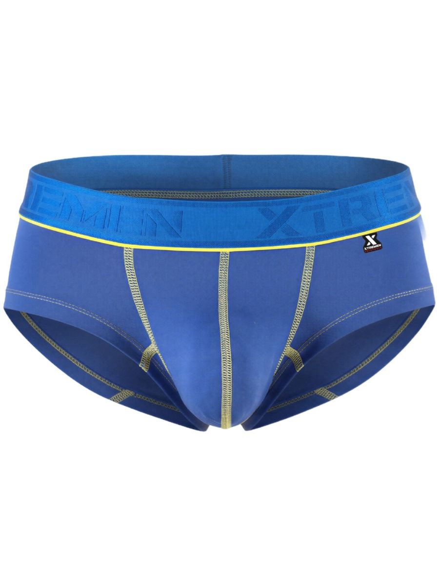 Xtremen 91259 Mens Microfiber Ultra Sleek Trunks Royal Blue