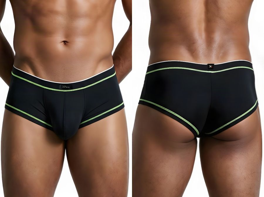 Xtremen 91260 Mens Microfiber Ultra Sleek Briefs Black