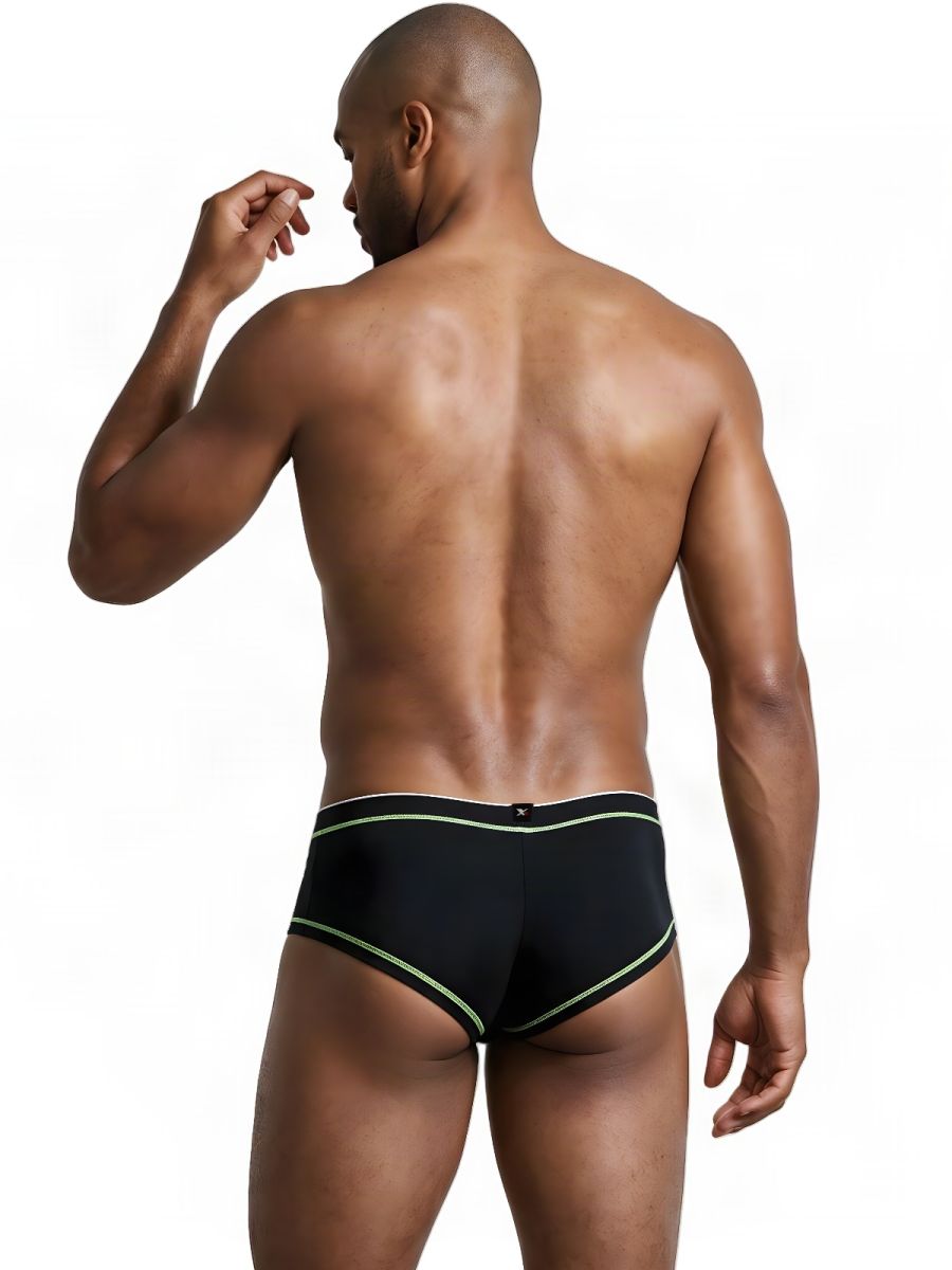 Xtremen 91260 Mens Microfiber Ultra Sleek Briefs Black