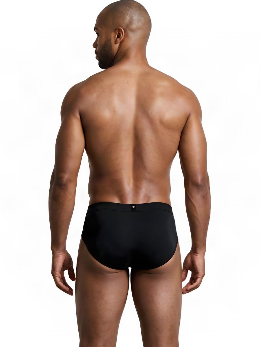 Xtremen 91261 Mens Microfiber Ultra Sleek Briefs Black