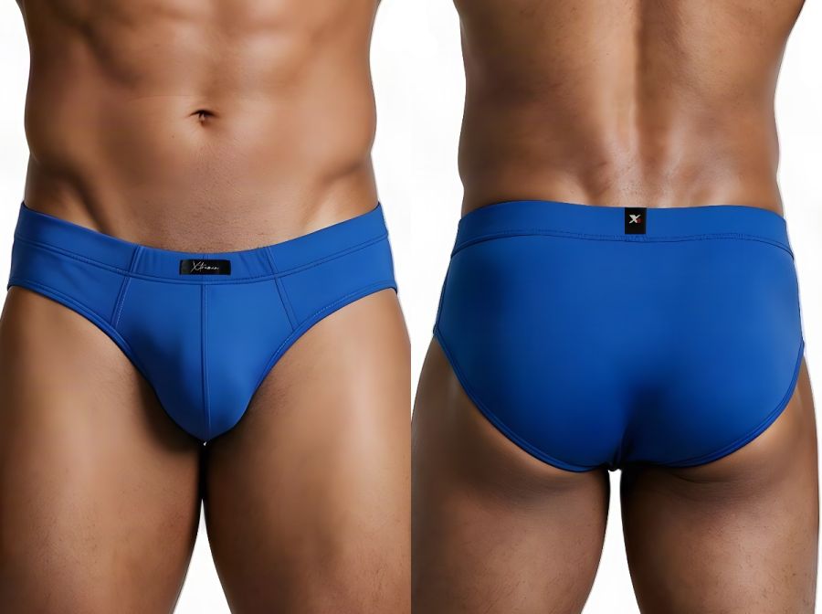 Xtremen 91261 Mens Microfiber Ultra Sleek Briefs Royal Blue