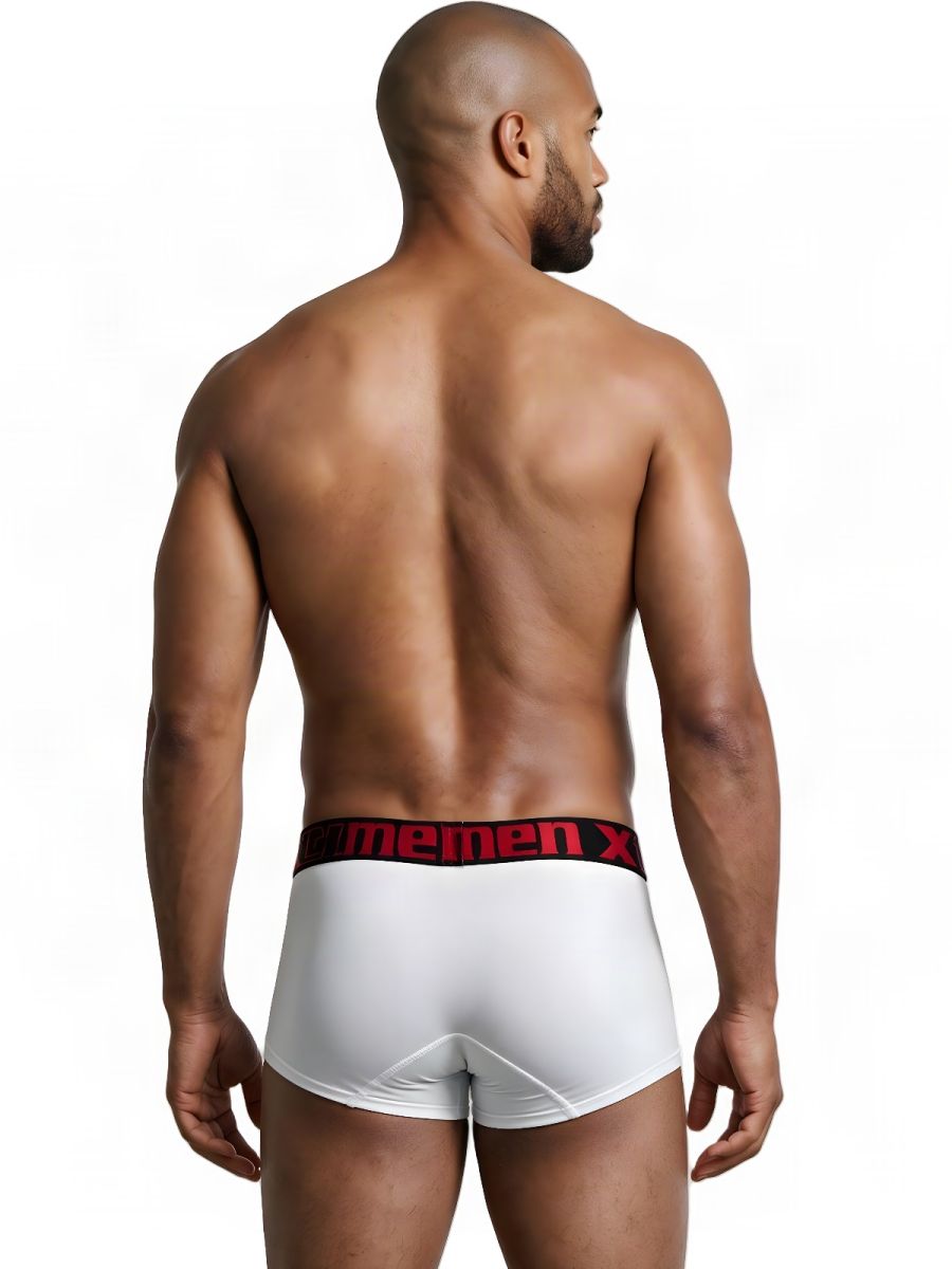 Xtremen 91272 Mens Microfiber Daily Essentials Trunks White