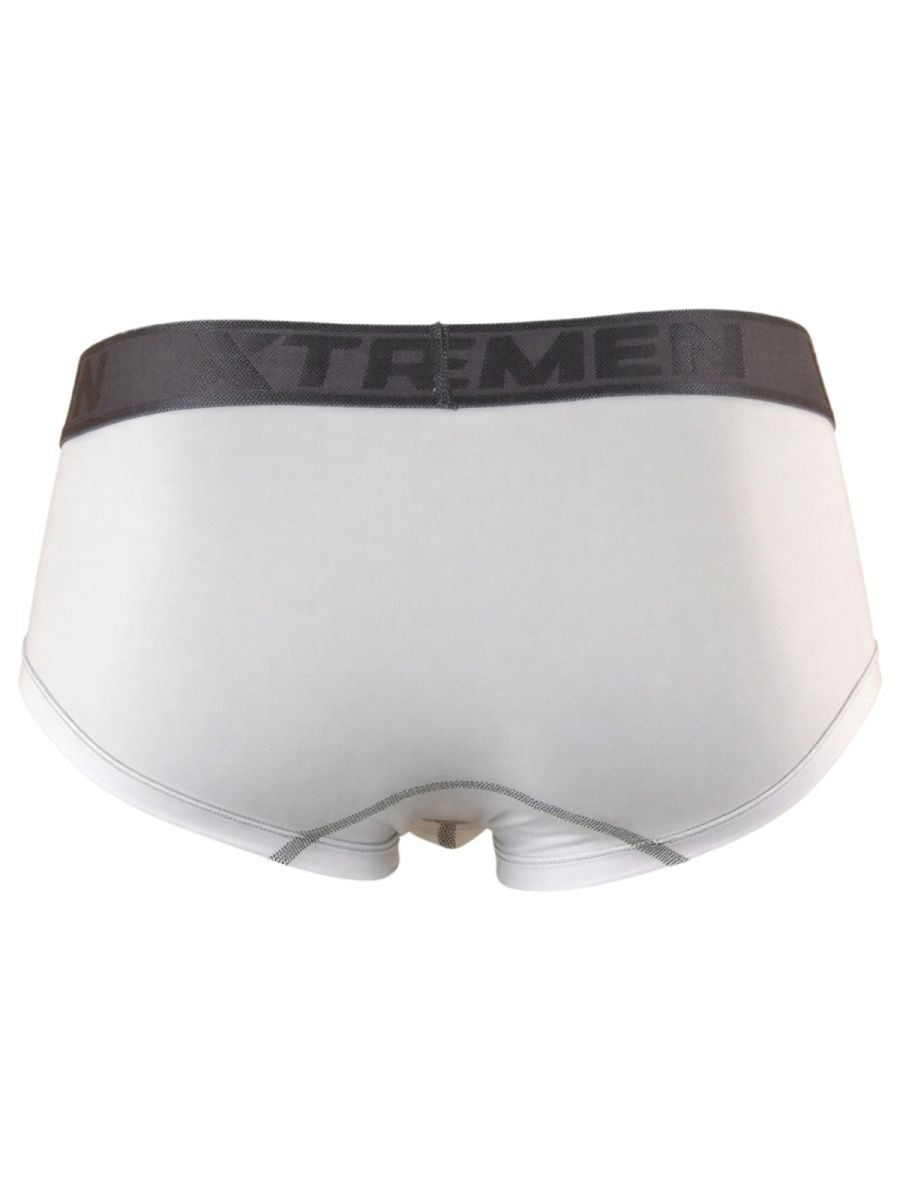 Xtremen 91273 Mens Microfiber Daily Comfort Briefs White