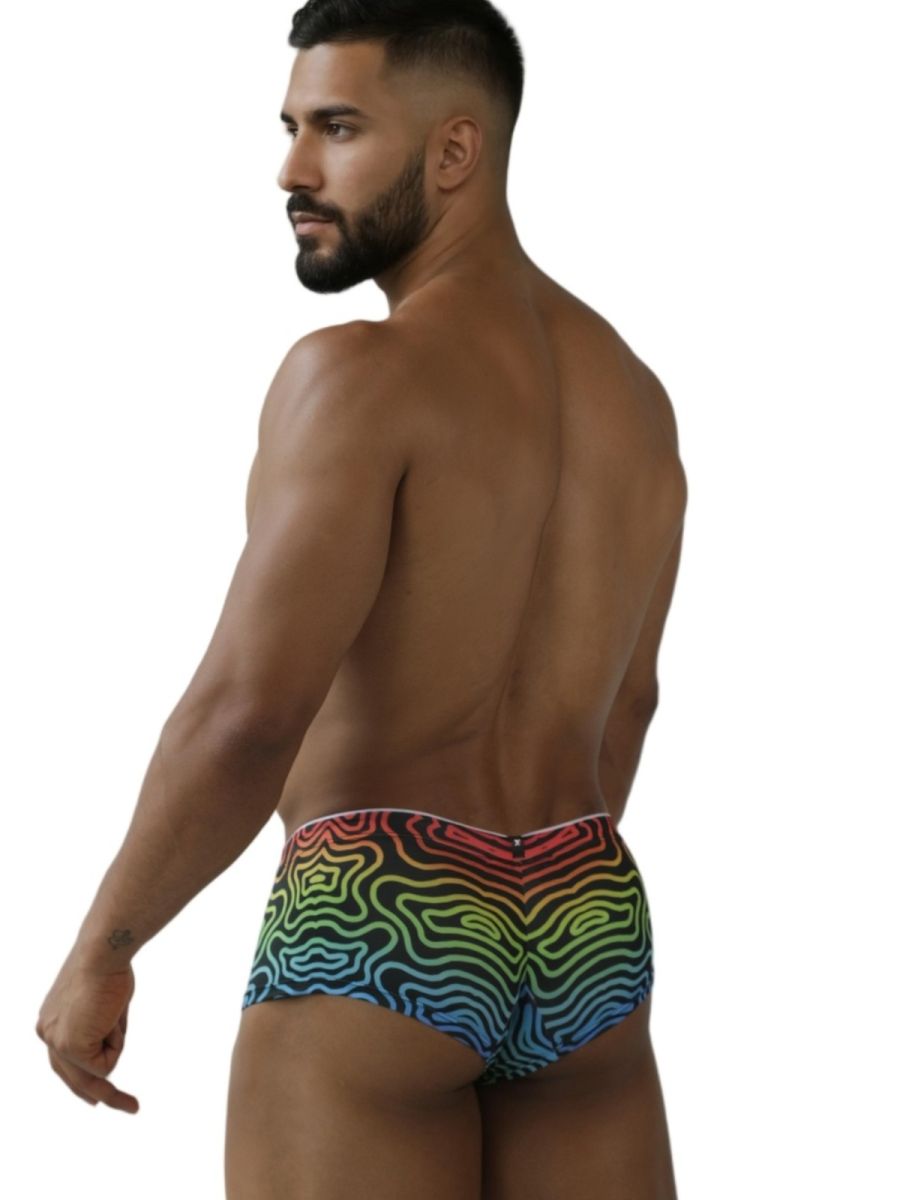Xtremen 91283 Ultimate Low-Rise Rainbow Printed Briefs Labyrinth