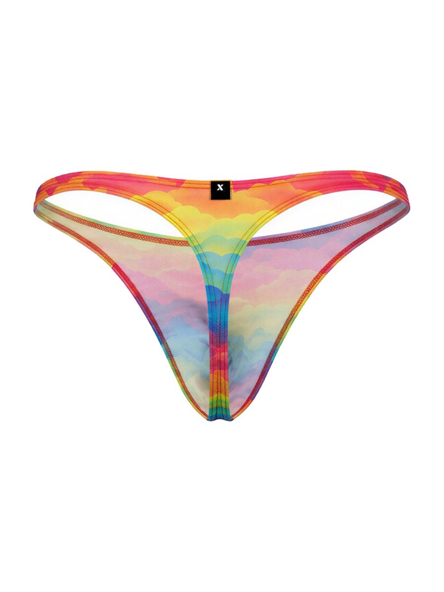 Xtremen 91284 Ultimate Rainbow Expression Men's Thong Cloud