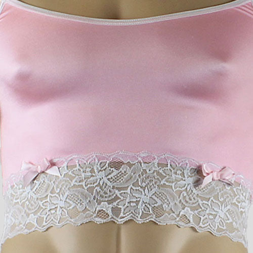 Mens Joanne Sexy Lingerie Babydoll with G string - Sizes up to 3XL (light blue & white plus other colours)