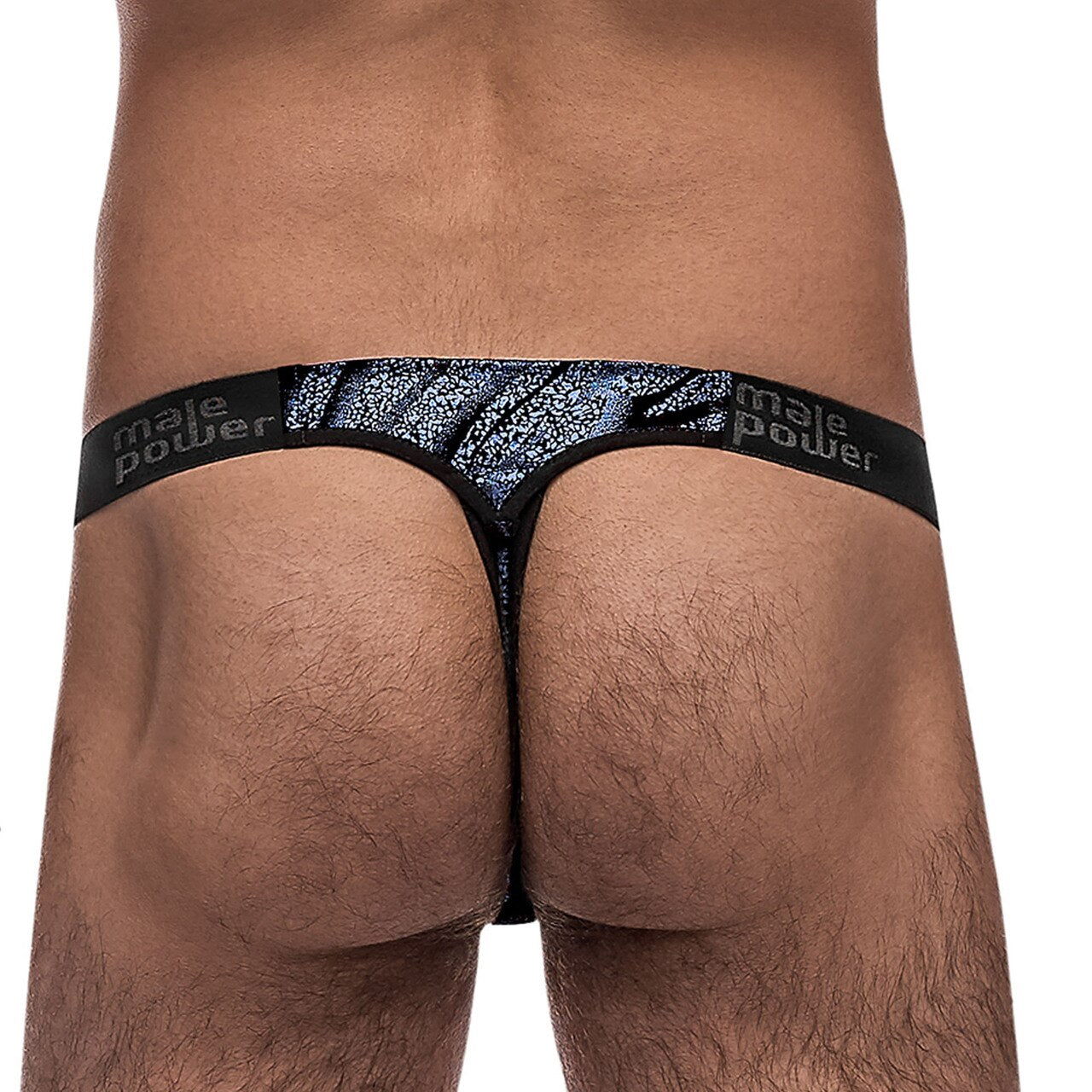 JCSTK - Mens Blue Streak Thong Blue and Black