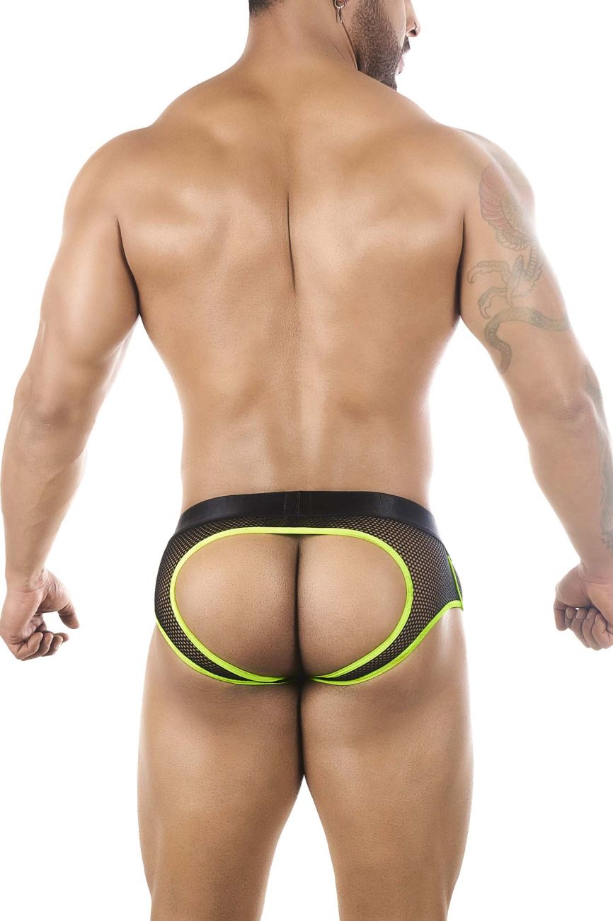 BiteWear BW2023101 Discreet Apricot Jockstrap Black Green