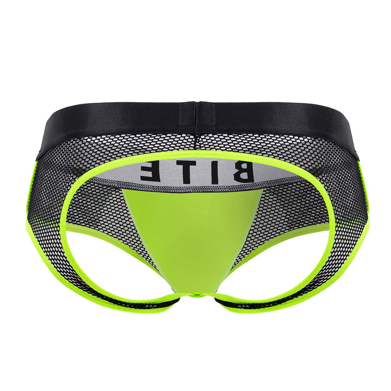 BiteWear BW2023101 Discreet Apricot Jockstrap Black Green