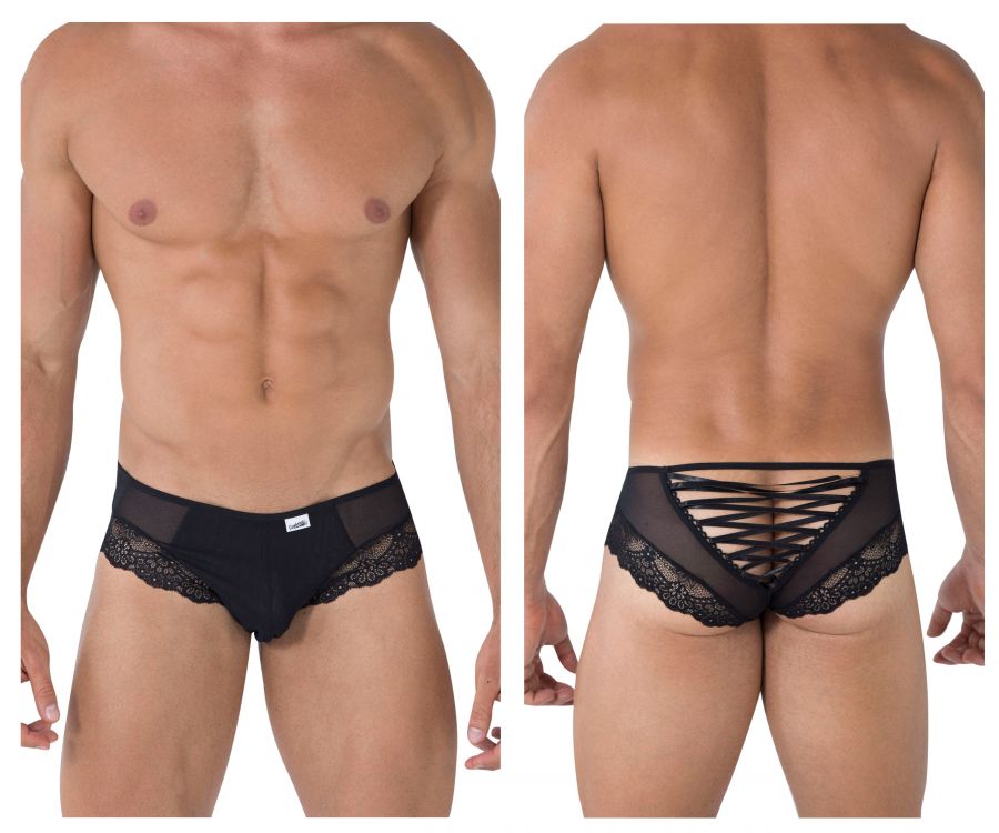 CandyMan 99462 Lace Briefs Black
