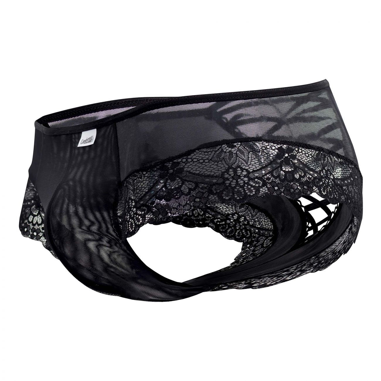 CandyMan 99462 Lace Briefs Black