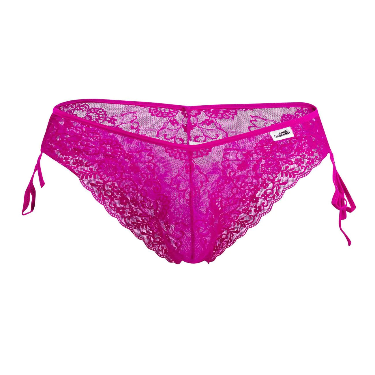 CandyMan 99488 Side Tie Lace Bikini Fuchsia