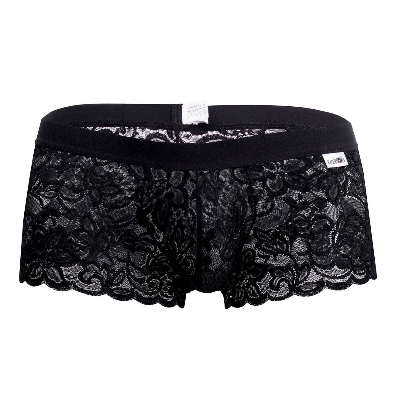 CandyMan 99491 Heart Lace Trunks Black
