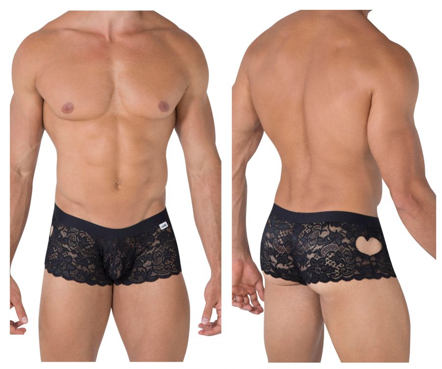 CandyMan 99491 Heart Lace Trunks Black