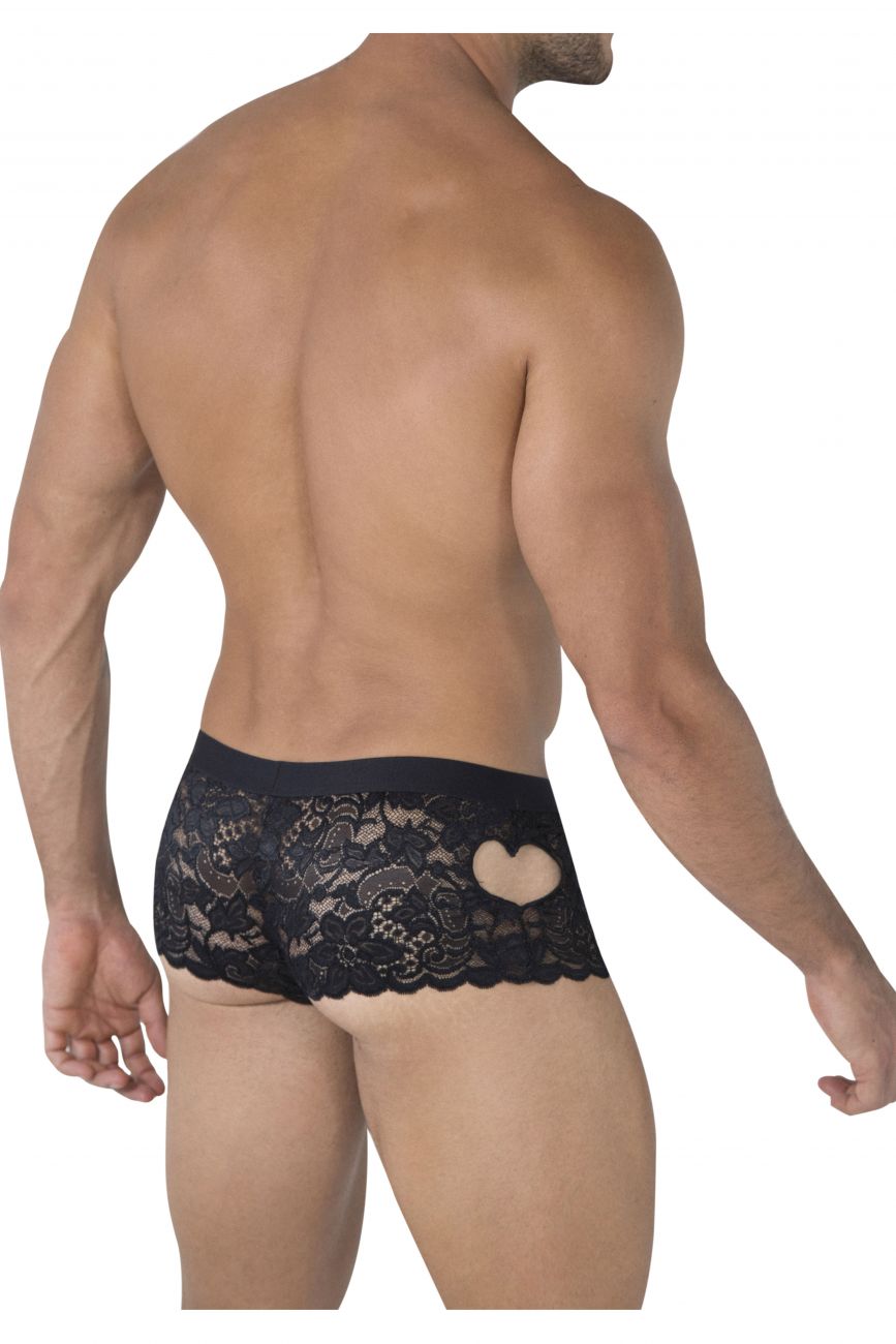 CandyMan 99491 Heart Lace Trunks Black