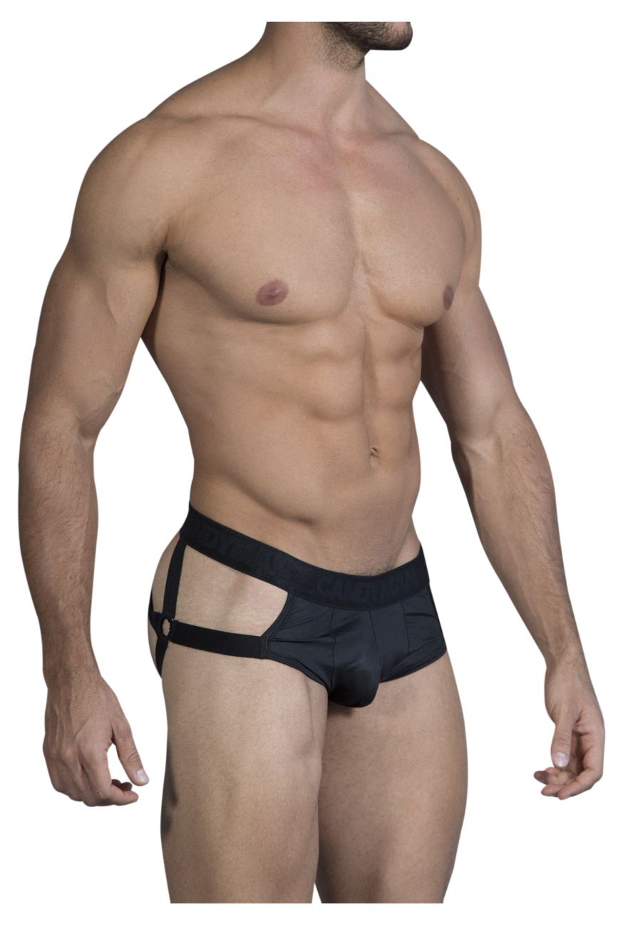 CandyMan 99494 String Jockstrap Black