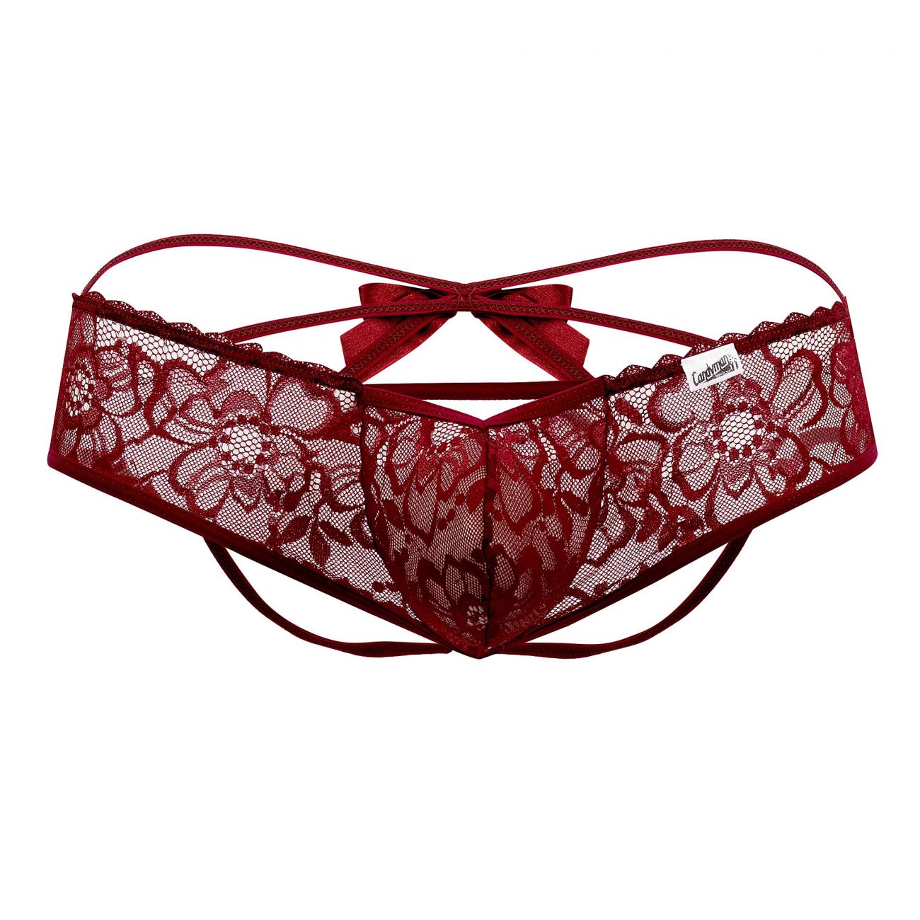 JCSTK - CandyMan 99535 Bow Jockstrap Burgundy