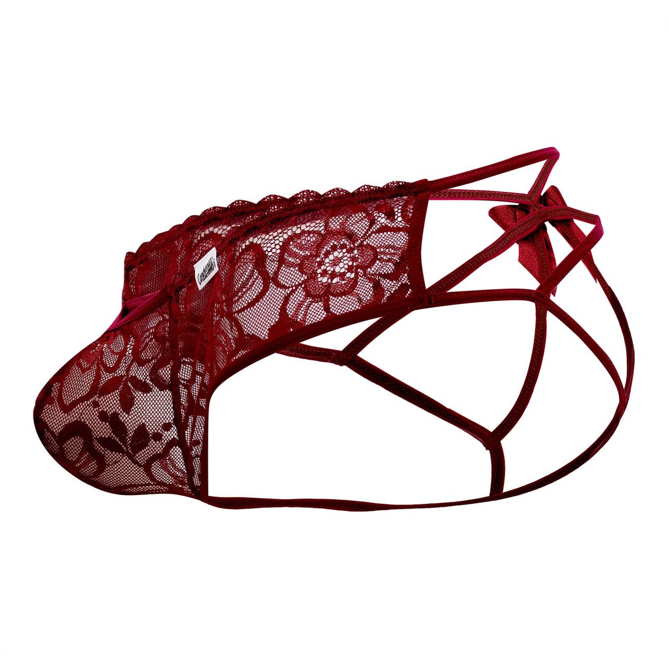 JCSTK - CandyMan 99535 Bow Jockstrap Burgundy