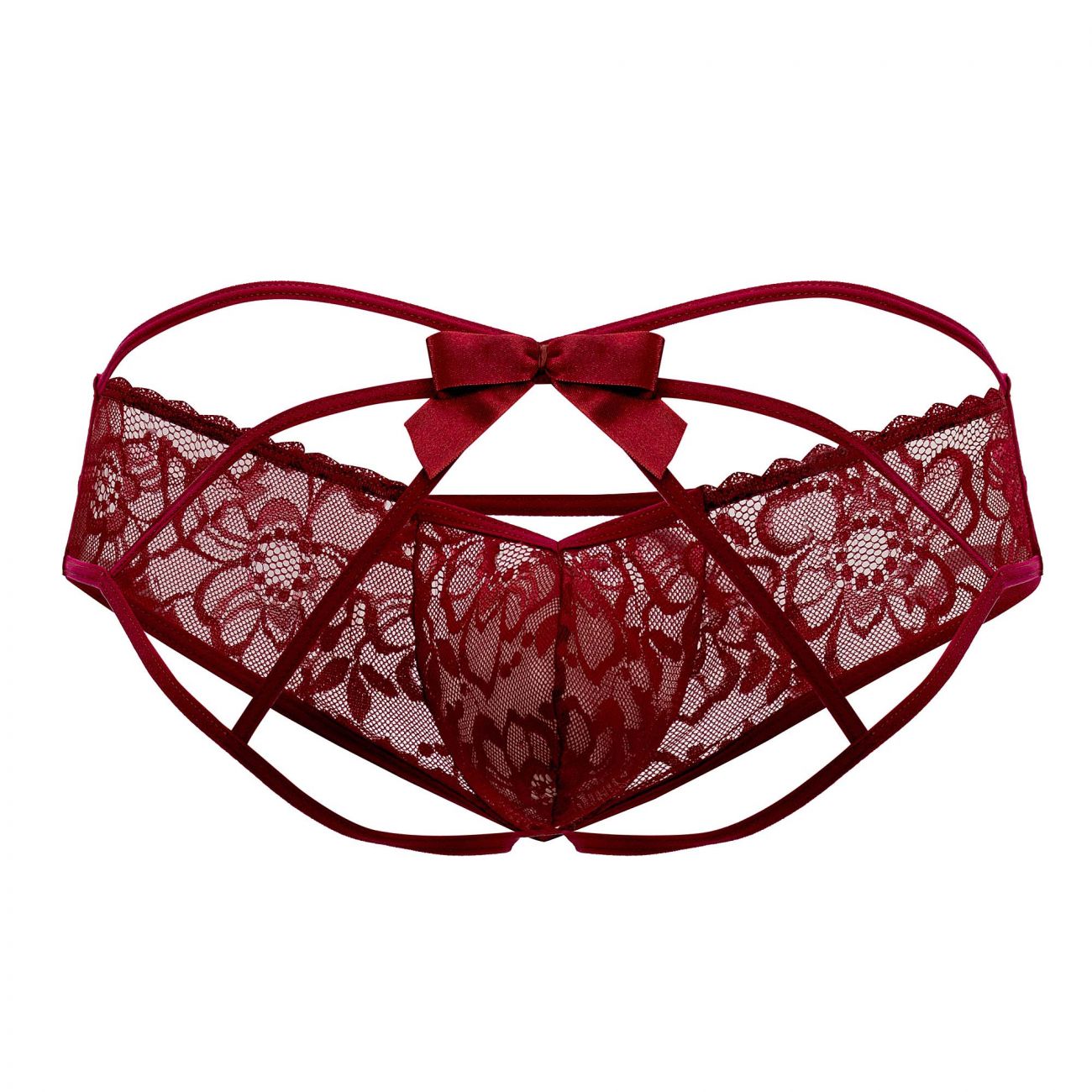 JCSTK - CandyMan 99535 Bow Jockstrap Burgundy