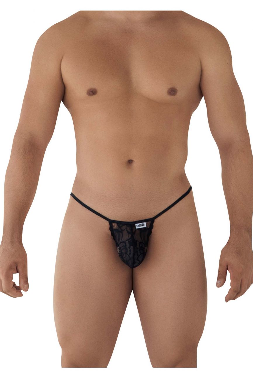 CandyMan 99606 Bow Jockstrap Black