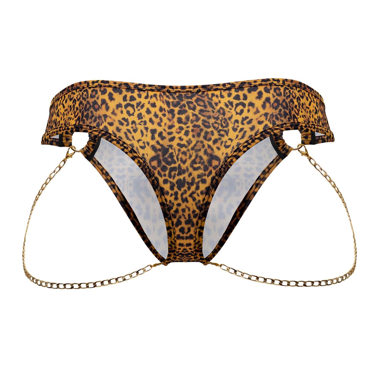 CandyMan 99669 Chain Thongs Animal Print