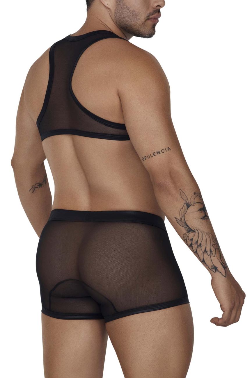 CandyMan 99680 Harness Trunks Two Piece Set Black