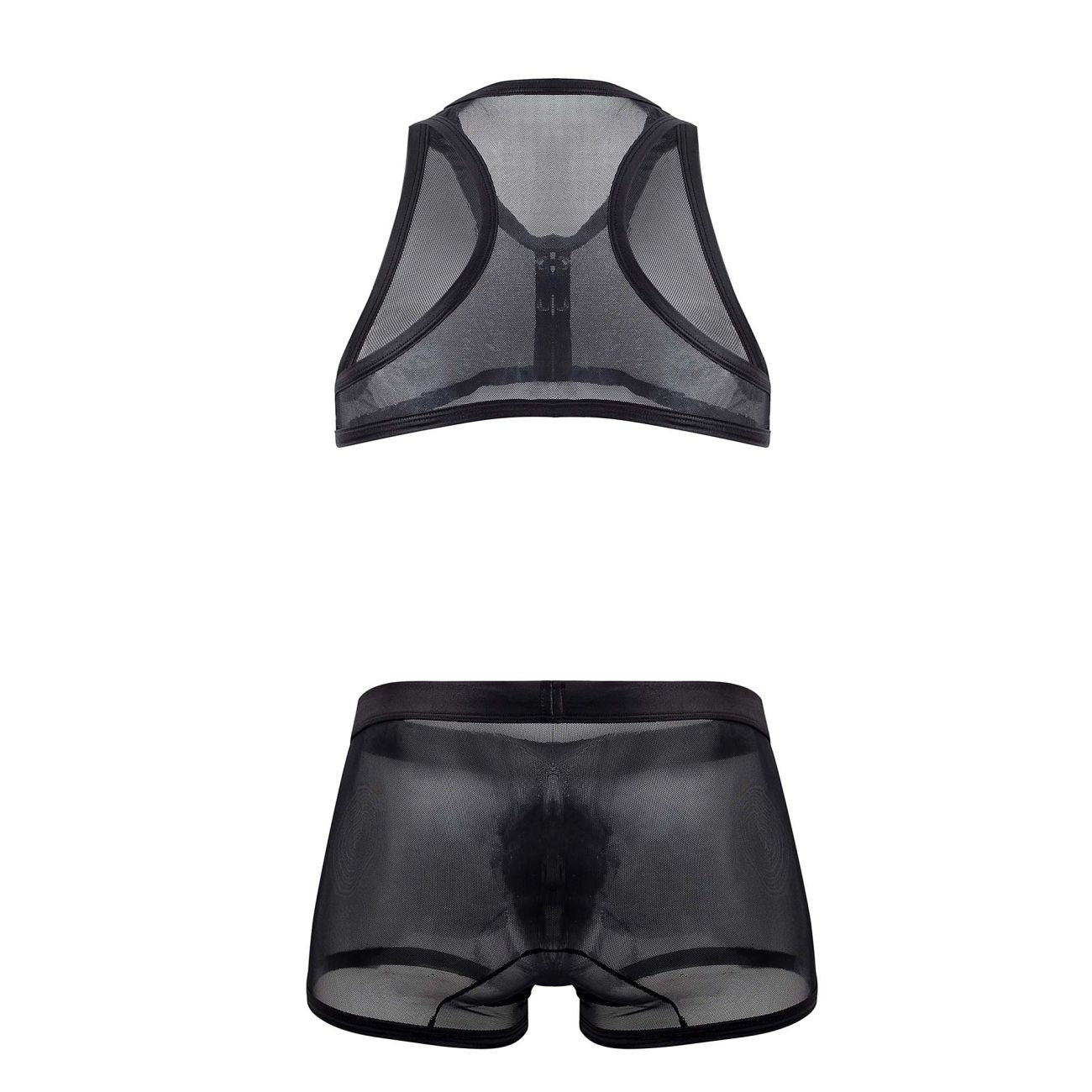 CandyMan 99680 Harness Trunks Two Piece Set Black